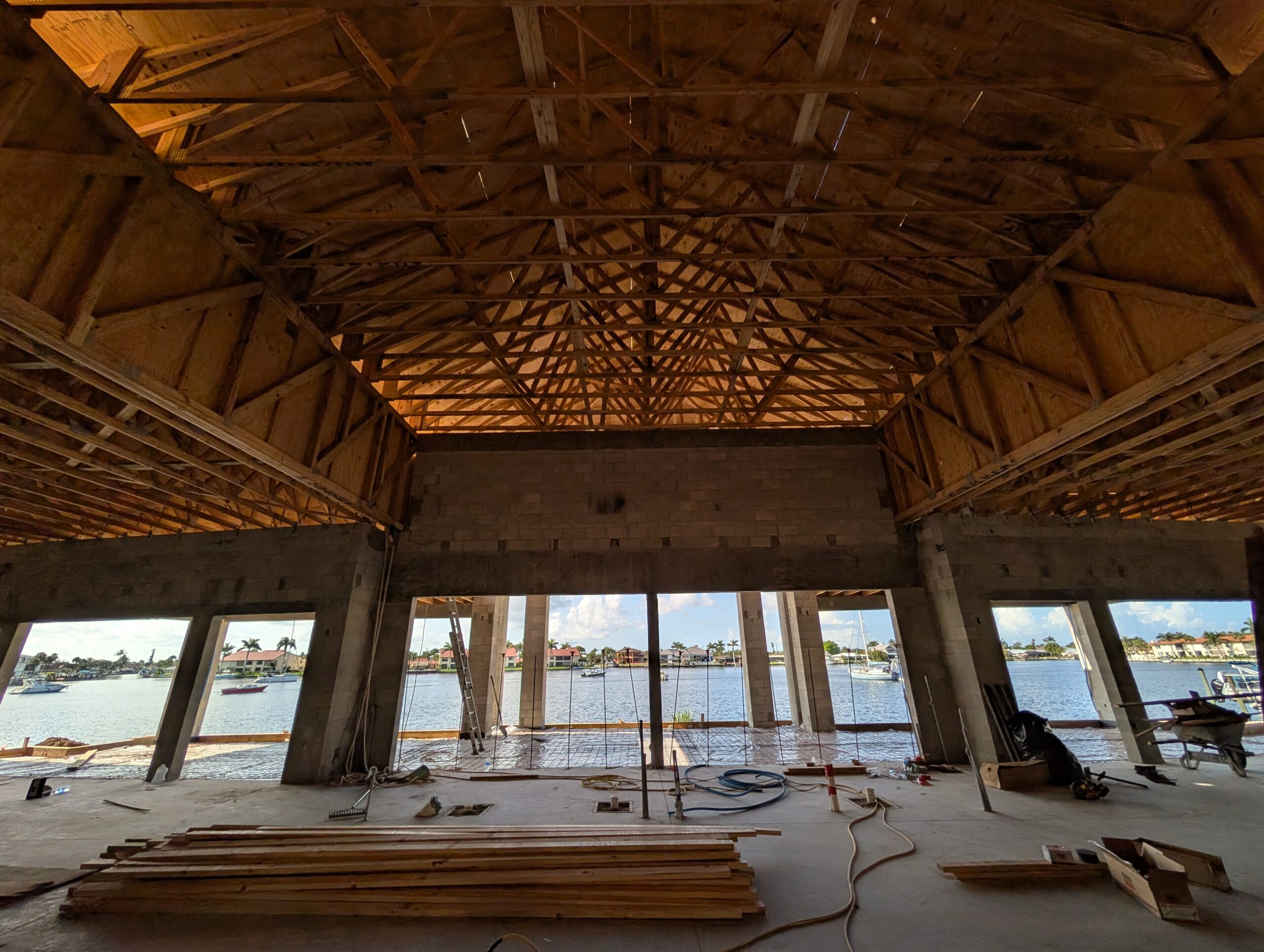Interior Buildout Bimini Basin Restaurant Waterfront Views Urban Seed